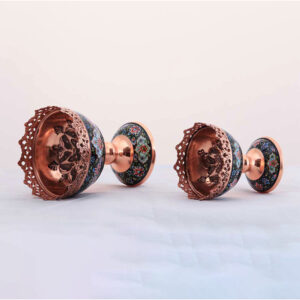 Engraved copper Nut Bowl