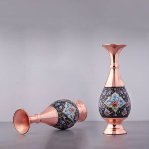Vase Engraved copper-1