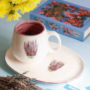 Lavender cramic Coffee and tea Set